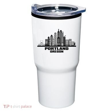 Portland Oregon State Skyline Tumbler