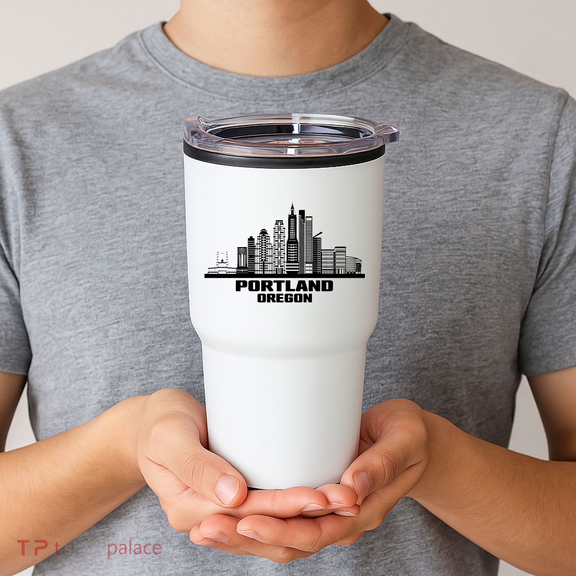 Portland Oregon State Skyline Tumbler