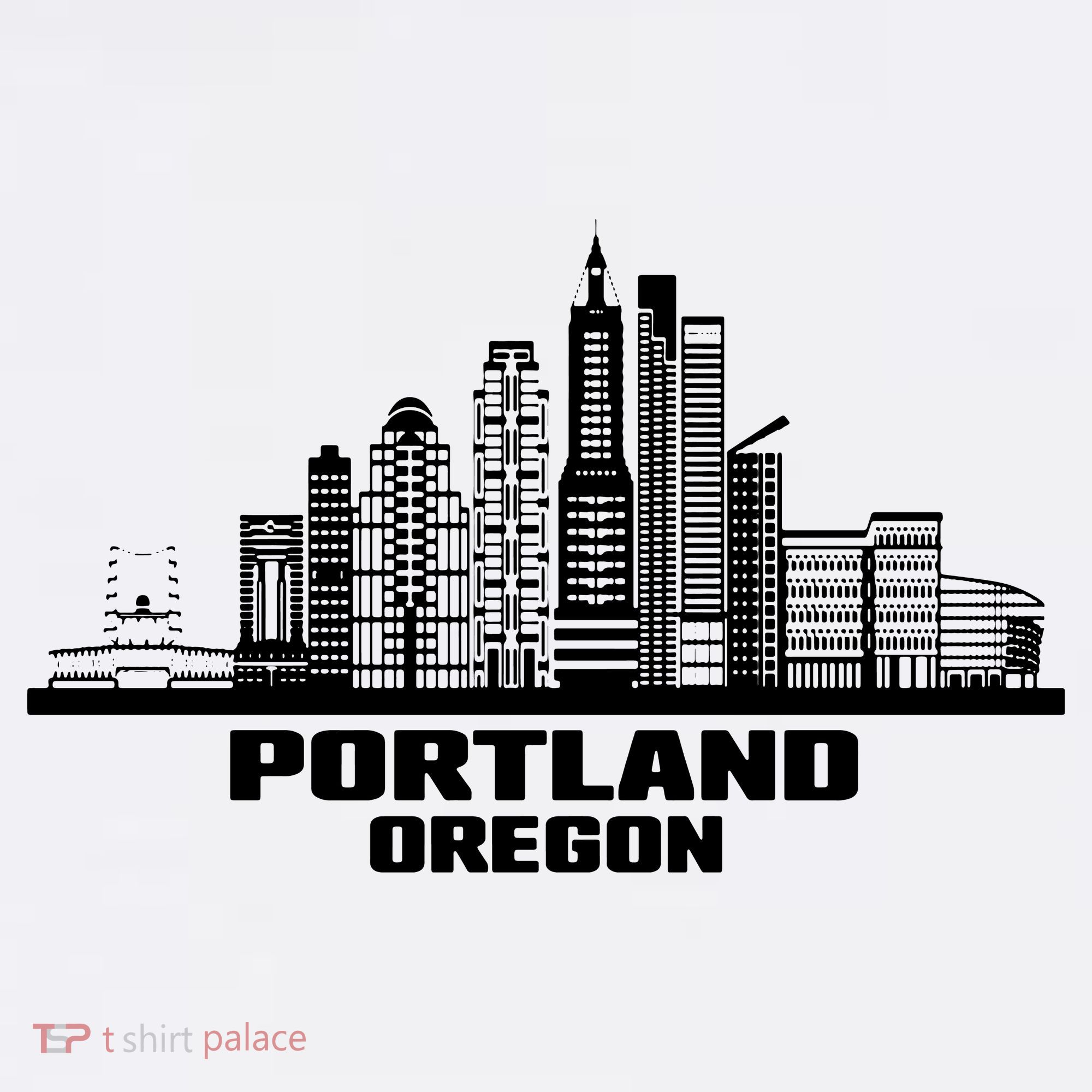 Portland Oregon State Skyline Tumbler