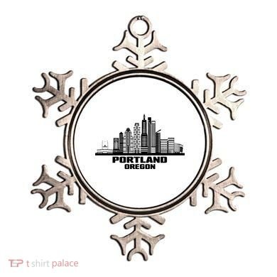 Portland Oregon State Skyline Ornament