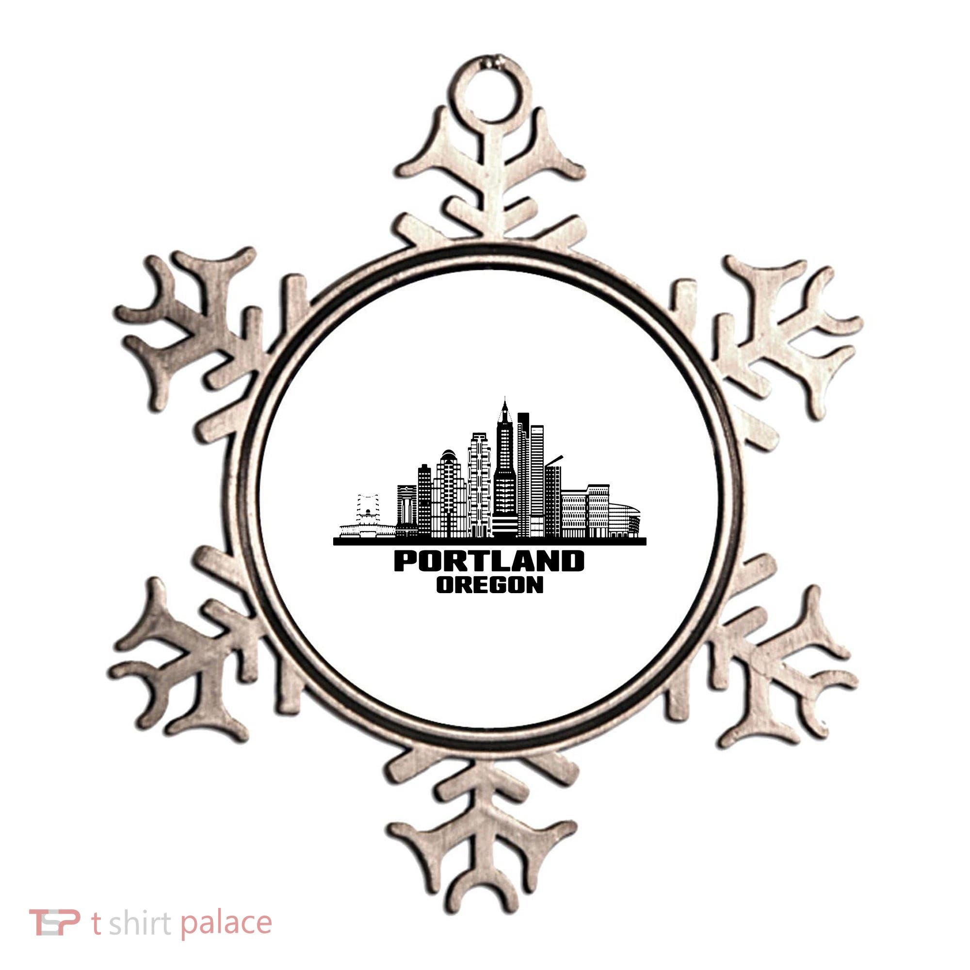 Portland Oregon State Skyline Ornament