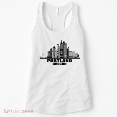 Portland Oregon State Skyline Women's Tank Top