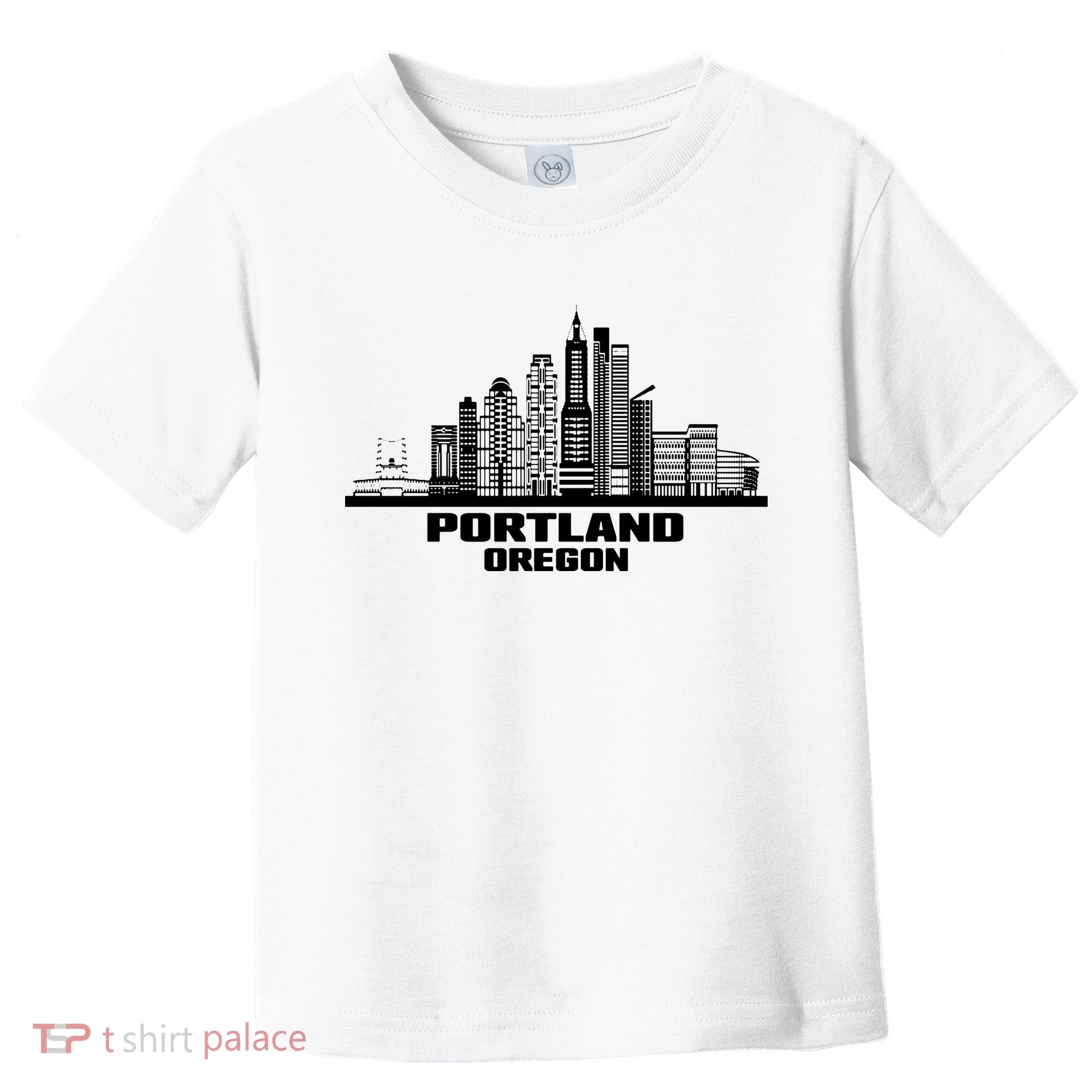 Portland Oregon State Skyline Toddler T-Shirt