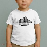Portland Oregon State Skyline Toddler T-Shirt thumb 2