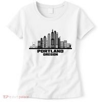 Portland Oregon State Skyline Women's T-Shirt thumb 0