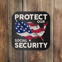 Protect Our Social Security Coaster thumb 0
