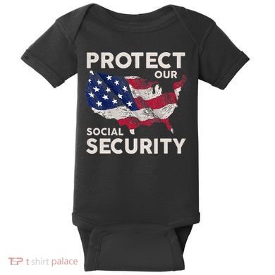 Protect Our Social Security Baby Bodysuit