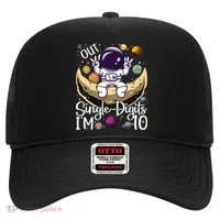 Peace Out Single Digits I'm 10 Years Old Birthday Astronaut Hat thumb 0