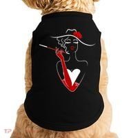 Posh Lady Smoking Cigarette Holder Doggie Tank thumb 0