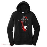 Posh Lady Smoking Cigarette Holder Women's Hoodie thumb 0