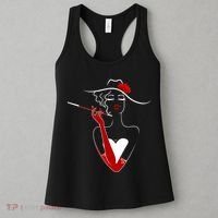 Posh Lady Smoking Cigarette Holder Women's Tank Top thumb 3