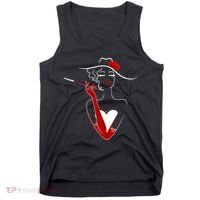 Posh Lady Smoking Cigarette Holder Tank Top thumb 0