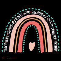 Positive Teacher Inspire Rainbow Backpack thumb 2