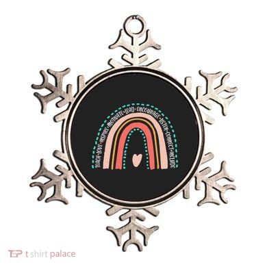 Positive Teacher Inspire Rainbow Ornament
