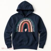 Positive Teacher Inspire Rainbow Hoodie thumb 0