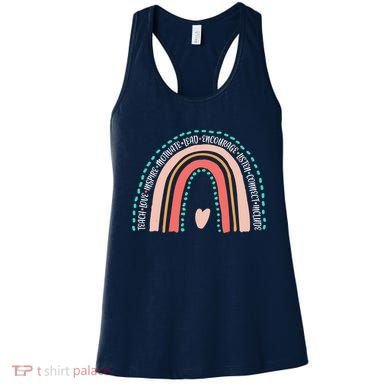 Positive Teacher Inspire Rainbow Women's Tank Top