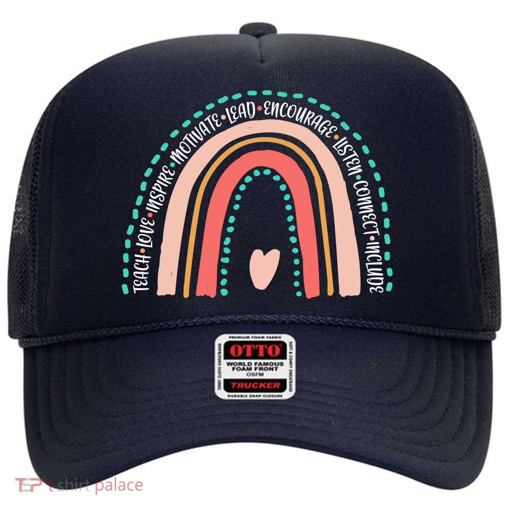 Positive Teacher Inspire Rainbow Hat