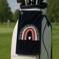 Positive Teacher Inspire Rainbow Golf Towel thumb 2