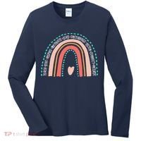 Positive Teacher Inspire Rainbow Women's Long Sleeve Shirt thumb 0