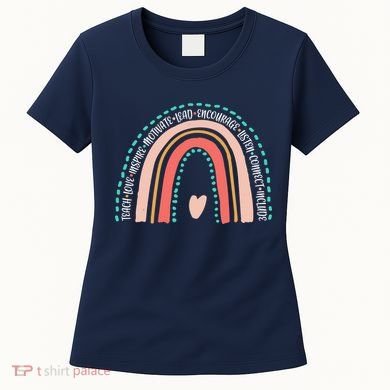Positive Teacher Inspire Rainbow Women's T-Shirt