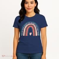 Positive Teacher Inspire Rainbow Women's T-Shirt thumb 4