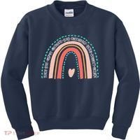 Positive Teacher Inspire Rainbow Kids Sweatshirt thumb 0