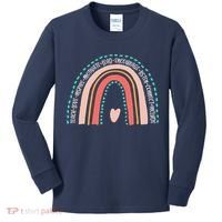 Positive Teacher Inspire Rainbow Kids Long Sleeve Shirt thumb 0