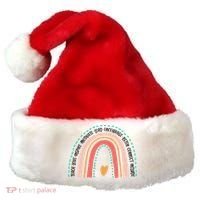 Positive Teacher Inspire Rainbow Santa Hat thumb 0