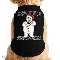 Posty The Snowman Doggie Tank thumb 0
