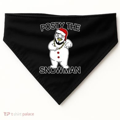 Posty The Snowman USA-Made Doggie Bandana