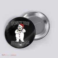 Posty The Snowman Button thumb 0