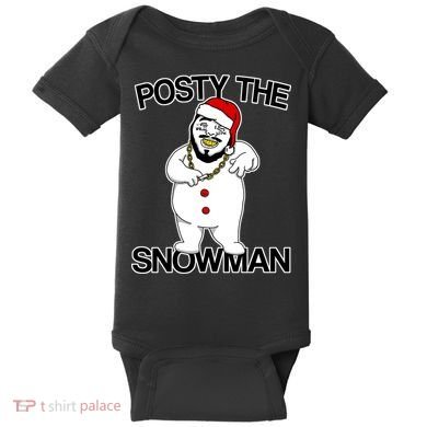 Posty The Snowman Baby Bodysuit