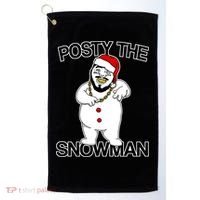 Posty The Snowman Golf Towel thumb 0