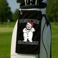 Posty The Snowman Golf Towel thumb 2