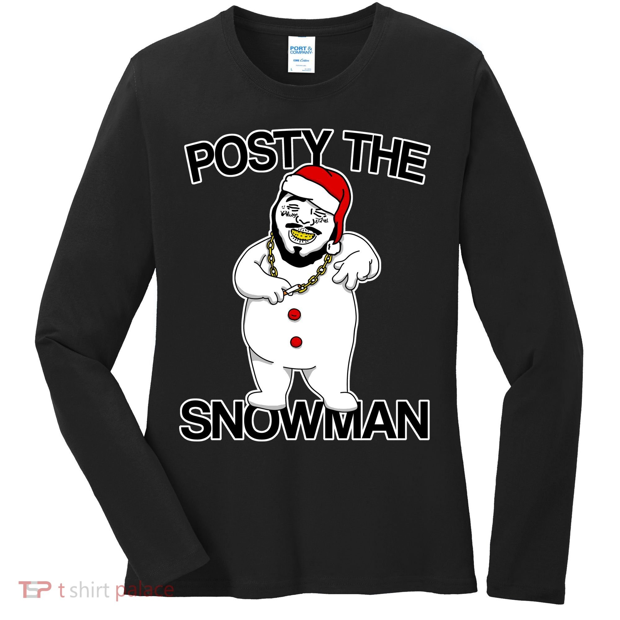Posty The Snowman Women's Long Sleeve Shirt