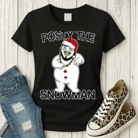Posty The Snowman Women's T-Shirt thumb 3