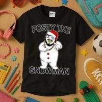 Posty The Snowman Kids T-Shirt thumb 3