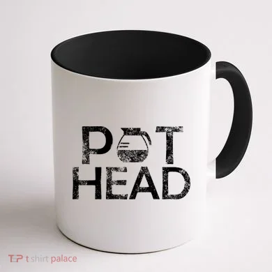 Pot Head Coffee Mug back