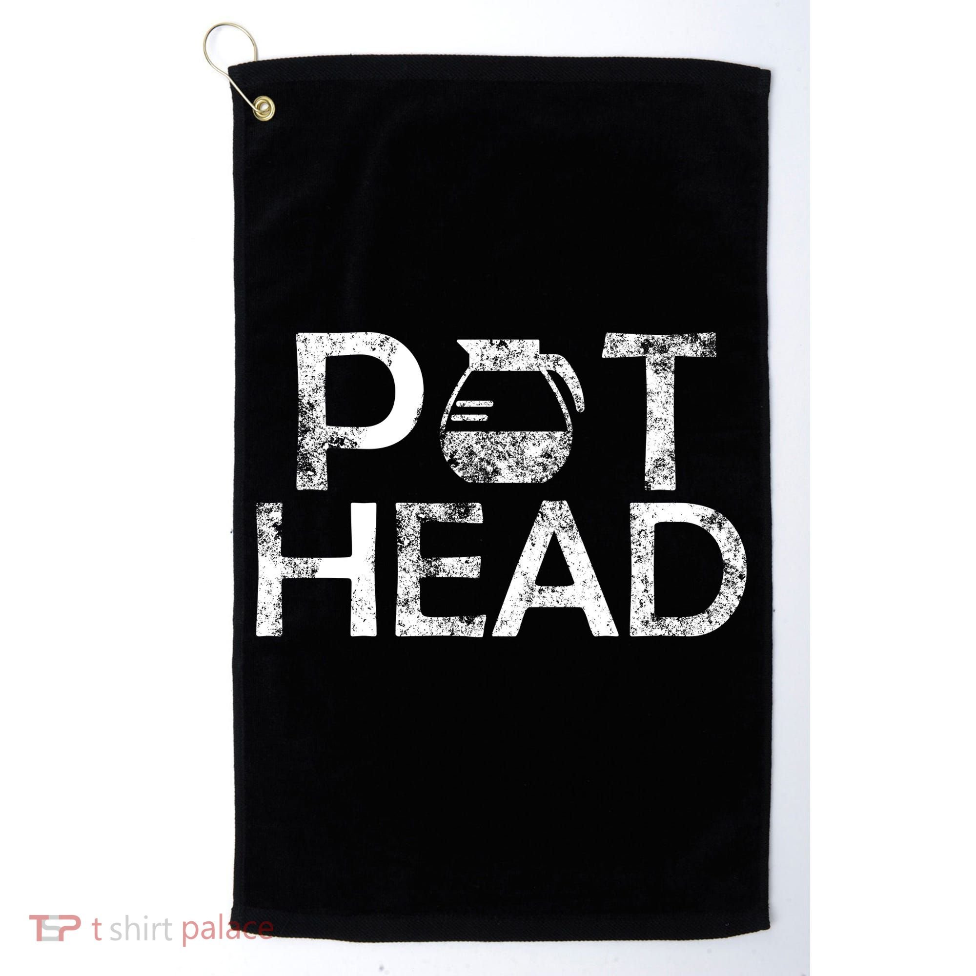 Pot Head Golf Towel
