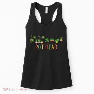 Pot Head For Plant lovers Women's Tank Top
