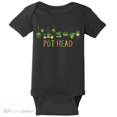 Pot Head For Plant lovers Baby Bodysuit