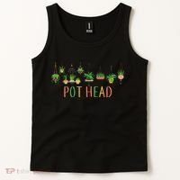 Pot Head For Plant lovers Tank Top thumb 2
