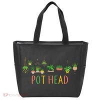 Pot Head For Plant lovers Tote Bag thumb 0