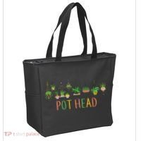 Pot Head For Plant lovers Tote Bag thumb 2