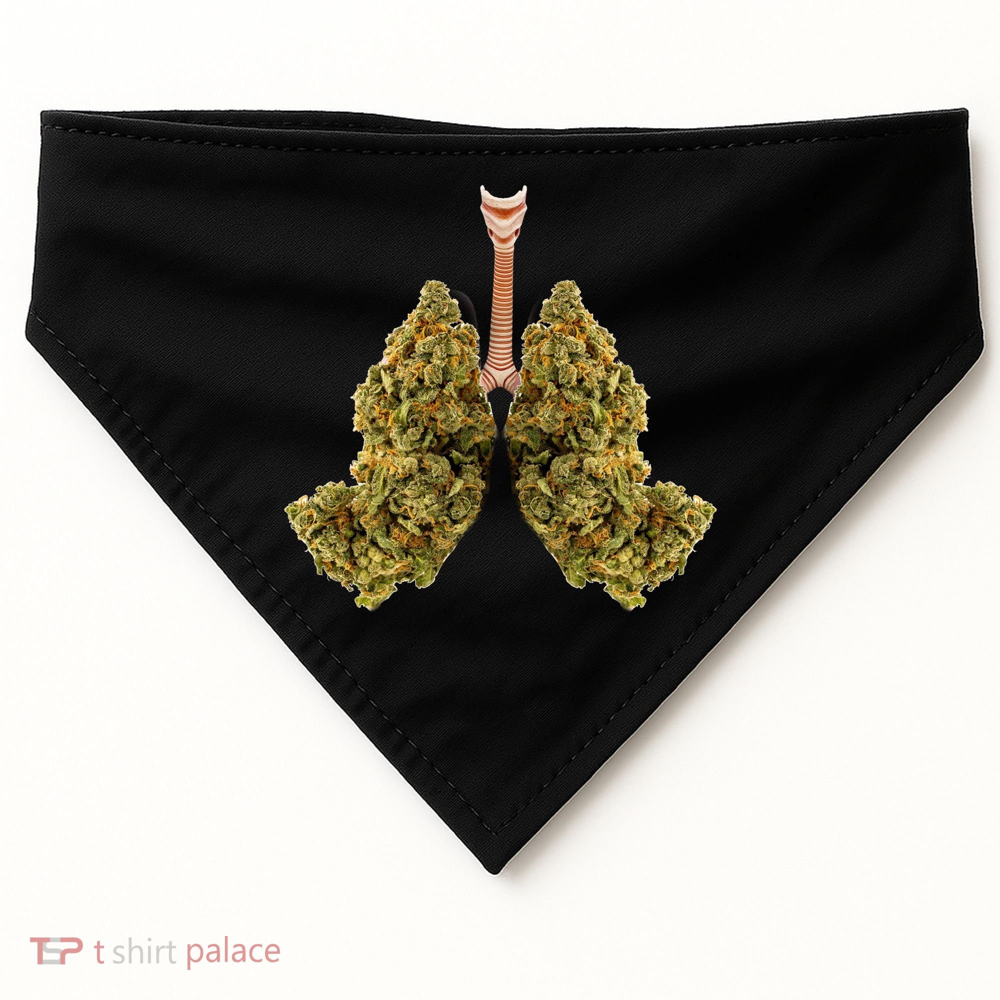 Pot Lungs USA-Made Doggie Bandana