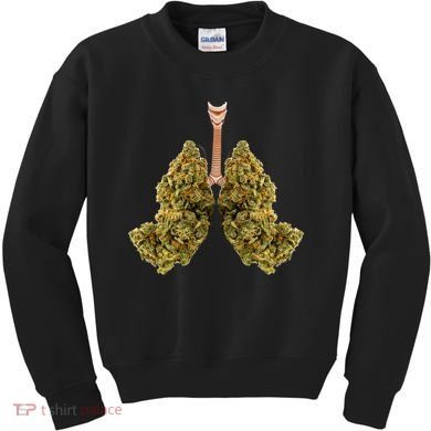Pot Lungs Kids Sweatshirt