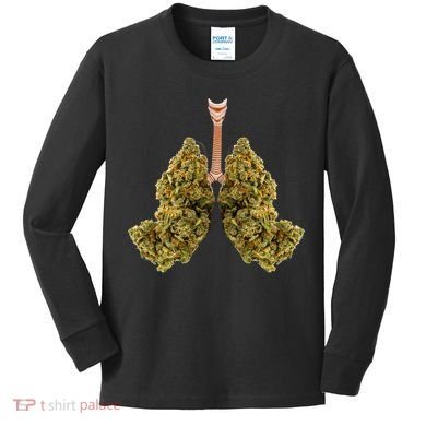 Pot Lungs Kids Long Sleeve Shirt