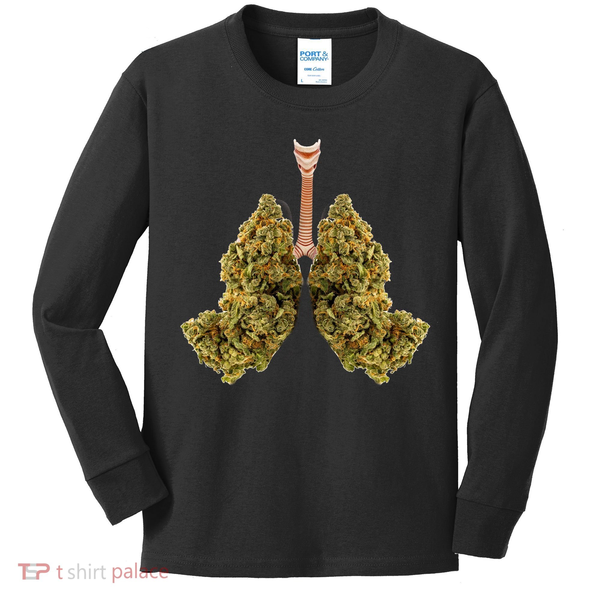 Pot Lungs Kids Long Sleeve Shirt