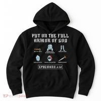 Put On The Full Armor Of God Funny Saying Christian Hoodie thumb 0