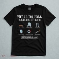 Put On The Full Armor Of God Funny Saying Christian T-Shirt thumb 5